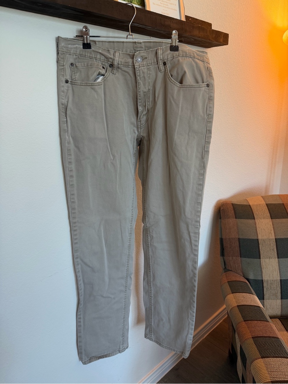 Levi's Slim Men's Jeans in Light Khaki
